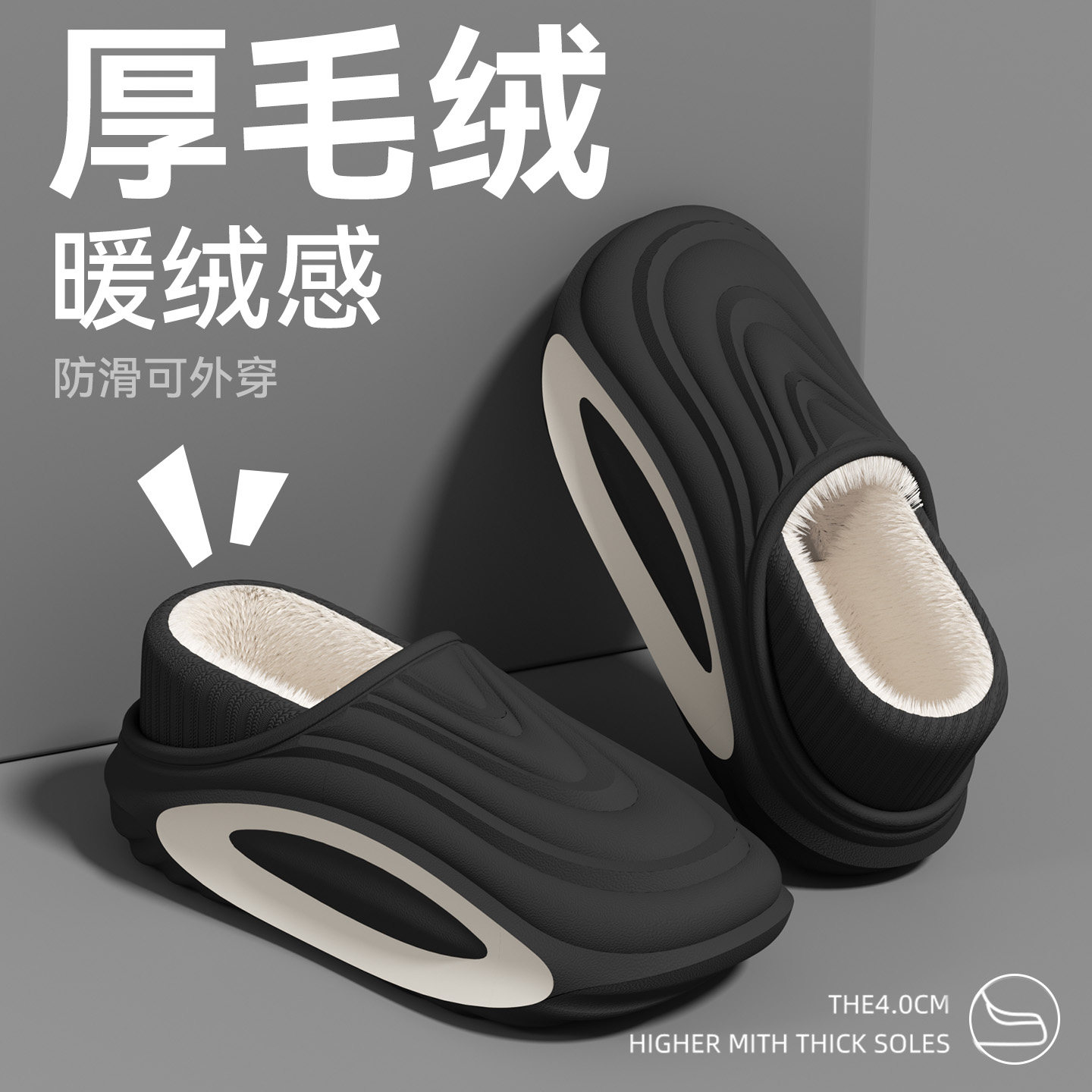 手术室医用棉拖鞋男士2025冬季新款家用全包加棉保暖防滑女式拖鞋