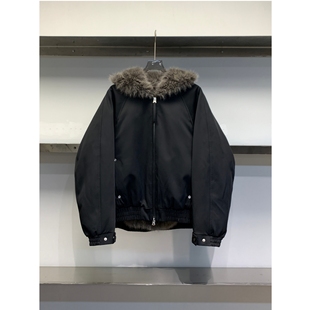 座山雕连帽90白鹅绒羽绒服美式 设计师款 25冬季 夹克外套男 独处