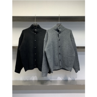 设计师款 2025冬季 ins潮流美式 半高领纽扣针织衫 外套 开衫 独处