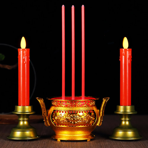 摇摆灯芯电子蜡烛长明灯