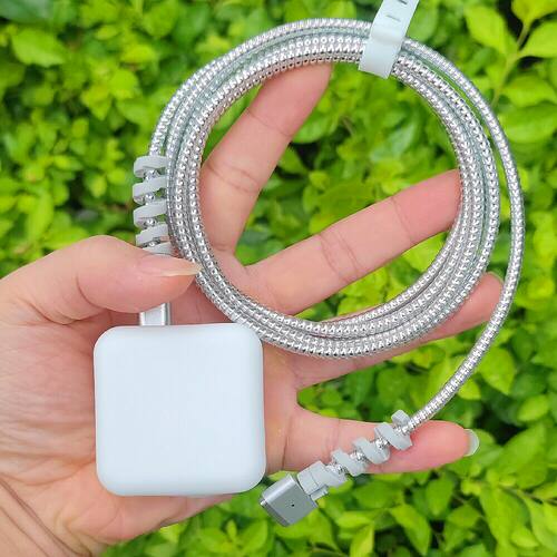 适用苹果MacBook Air M4笔记本数据线保护套M2 M3 35W充电器绕绳