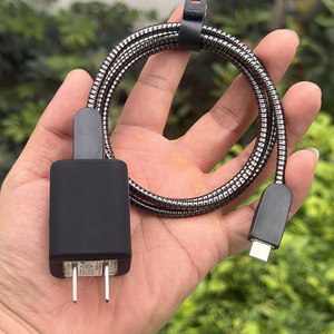 苹果iPhone15 16 pro max mophie 40W充电器保护套壳数据线缠绕绳