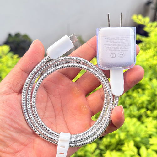 适用贝尔金Belkin 45W充电器壳苹果17 16 15 pro数据线保护套绕绳