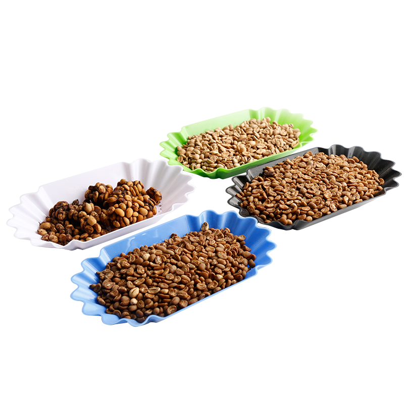 L-BEANS咖啡豆展示盘塑料咖啡生豆盘咖啡熟豆盘样豆盘烘焙杯测用