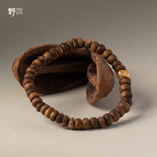 由子野丨古埃及月亮丨原创设计奇楠沉香手链手串925银小众新款