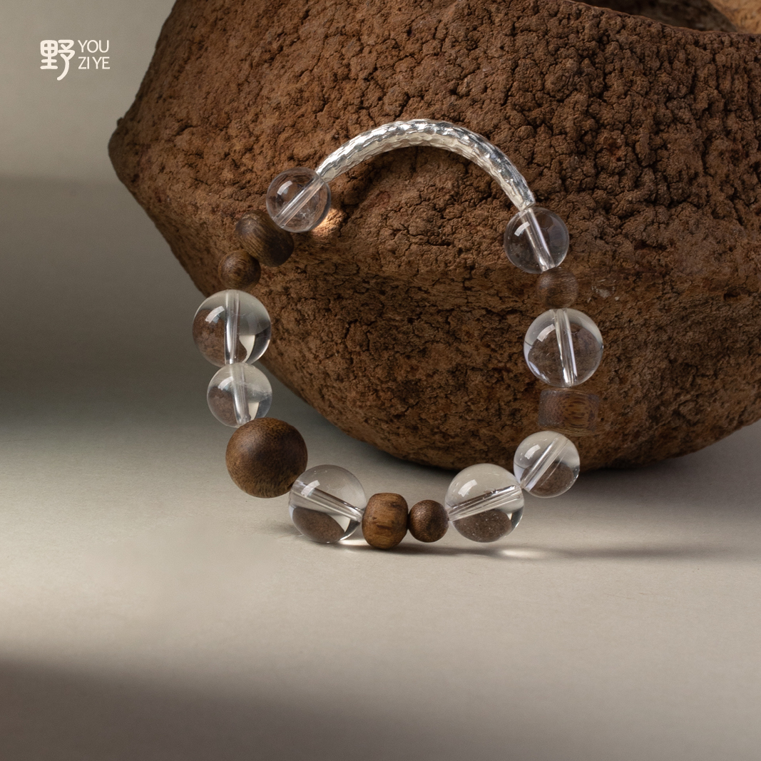 由子野原创设计白水晶手串