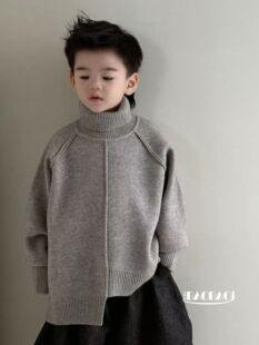 男女童毛衣2025新款儿童洋气时髦针织衫童装上衣高龄打底外穿