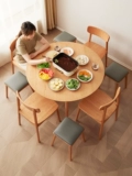 Современный стульчик для кормления из натурального дерева для домашнего использования для стола для еды, скандинавский стиль