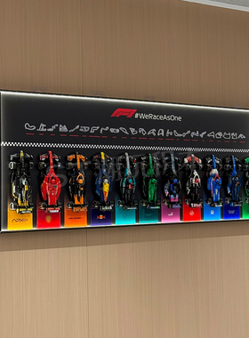 适用于乐高speedF1大电影77252APXGP赛车积木上墙相框防尘展示框