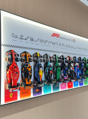 适用于乐高2026speedF1法拉利奥迪赛车积木上墙相框防尘展示框