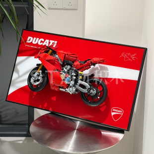 适用于乐高42202杜卡迪42159雅马哈42130宝马摩托车积木上墙相框