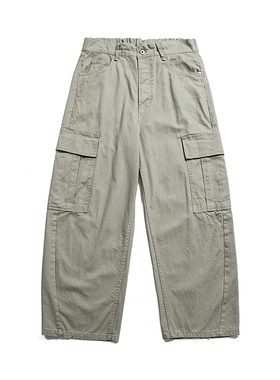 edge studio 边缘工作室 直筒宽松小众美式工装裤阔腿长裤男