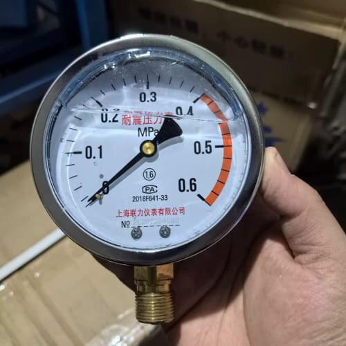 议价上海联力YN-100量程0.6mpa 螺纹M20*1.5库存