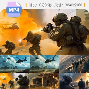 高清现代战争陆海空全面入侵先进武器精确制导隐形机无人视频素材