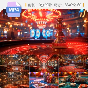 高清筹码扑克德州扎金花牌诈骗洗钱违法犯罪视频素材