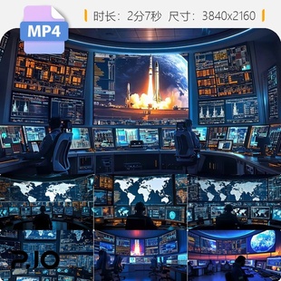 高清5G大数据指挥中心作战室调度监控智慧城市社会治理视频素材