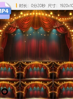 高清4k百乐门歌舞厅复古背景循环夜上海滩怀旧金曲led视频素材
