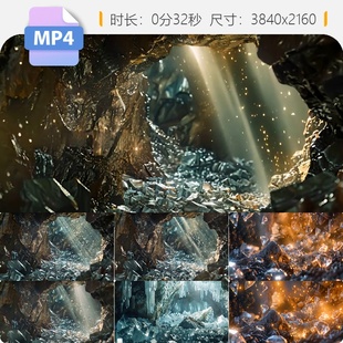 高清采矿资源开采技术地质勘探洞险宝石挖掘管理经济设备视频素材