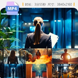 高清各行各业人物背影向前行走合集奋斗励志追光逆行者视频素材