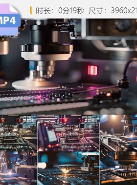 高清荷兰ASML阿斯麦尔芯片光刻机集成块电路半导体晶圆代视频素材