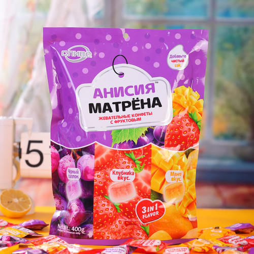 果汁酸Q糖独立包装混合口味软糖儿童年货零食喜糖果网红休闲400g