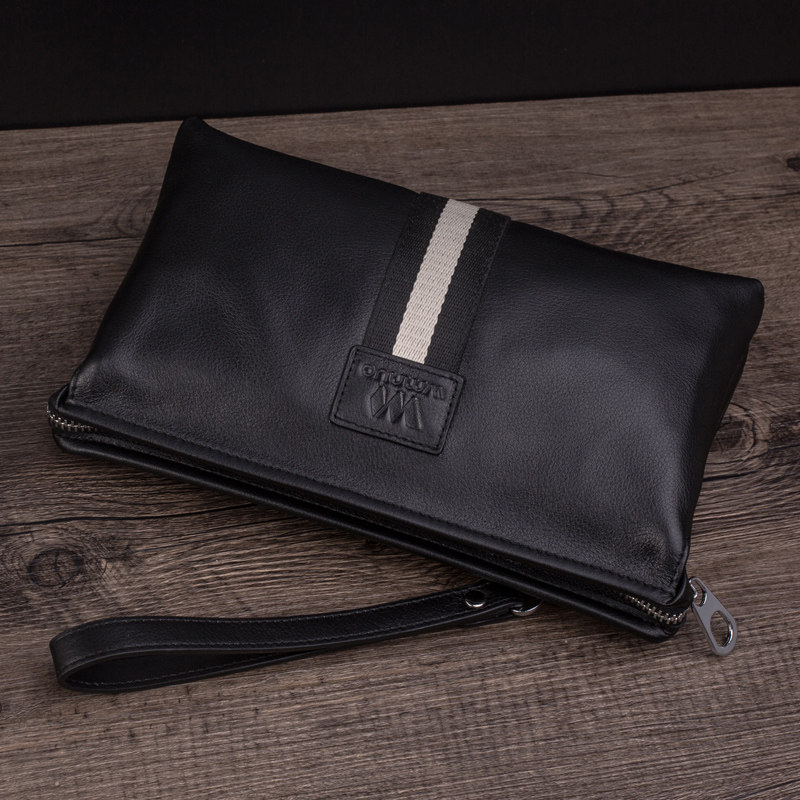 男士手包真皮手拿包2020新款潮商务休闲牛皮软皮大容量手抓包男包
