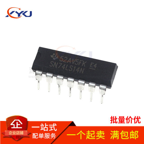 全新原装 SN74LS14N HD74LS14P 直插DIP14 六反相斯密特触发器
