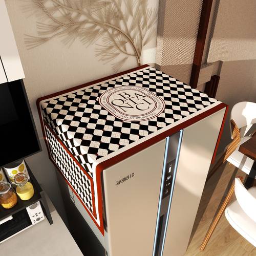 2025新款海尔单门双开门冰箱防尘盖布顶部透气散热防水可收纳盖巾