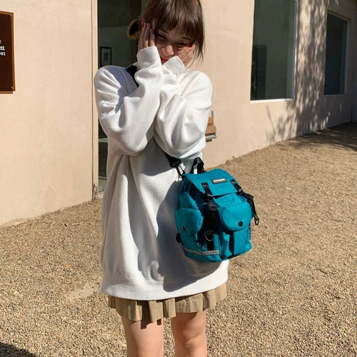 Милый маленький пончик, рюкзак, универсальная портативная сумка через плечо подходит для мужчин и женщин, небольшая сумка