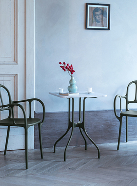 【官方授权】意大利Magis Mila休闲椅现代简约餐椅彩色休闲椅