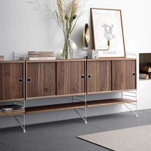 瑞典进口正品 System墙上置物架组件配件零件柜子卧室收纳 String