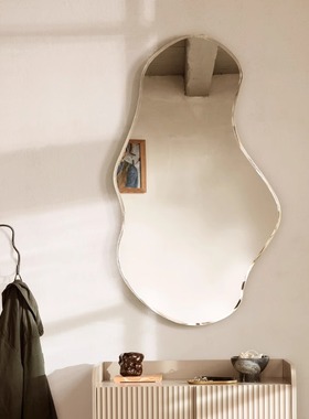 丹麦ferm living Pond Mirror湖泊镜穿衣镜墙装饰镜浴室卧室北欧