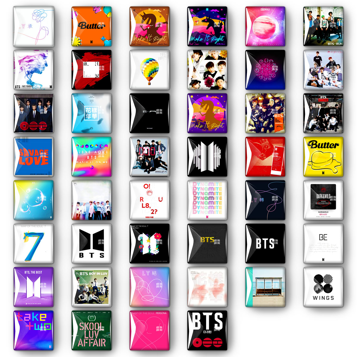 BTS防弹少年团演唱会应援冰箱贴
