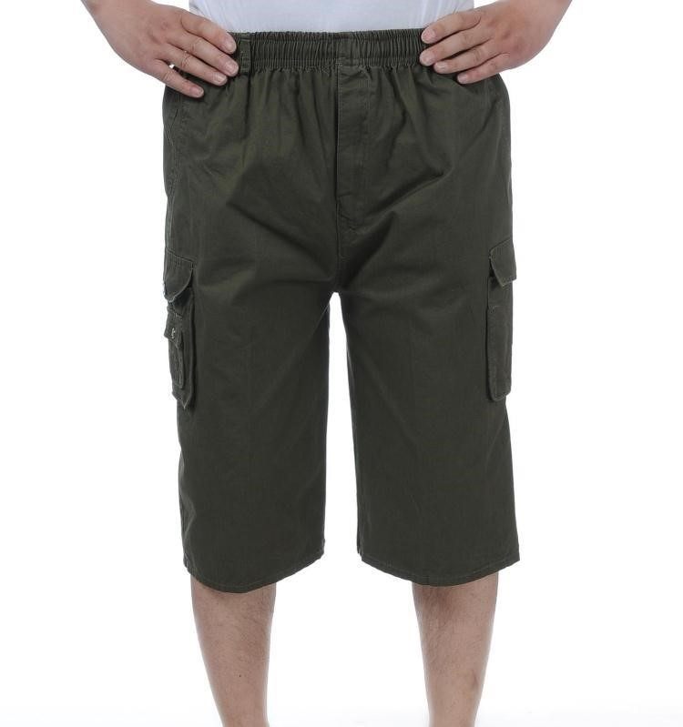 宽松特大号七分休闲工装短袖热裤短装大号中年男子沙滩中老年短裤|ruв категории Мужская одежда, брюки - от Buy2taobao.com для оказания профессиональной услуги покупки агента Taobao