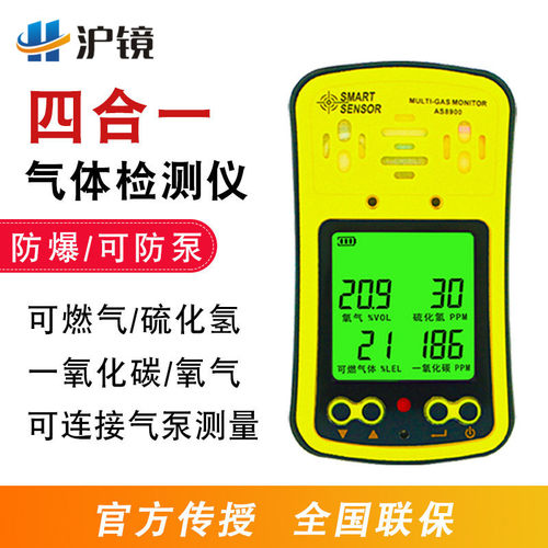 希玛（SMART SENSOR）AS8900 防爆型 四合一浓度气体报警器检测仪