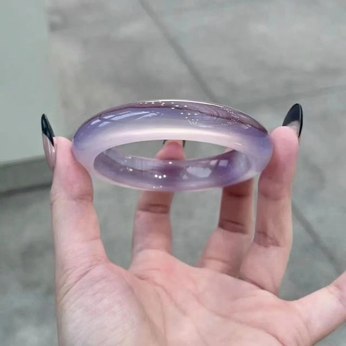 烟紫色太高级了吧~显贵又温柔~