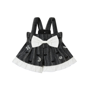 UNLEASHED韩系ins秋冬miu系猫狗呢子连衣裙马尔济斯宠物衣服