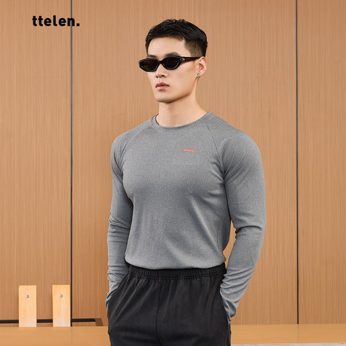 紧身衣显大运动训练健身衣服长袖