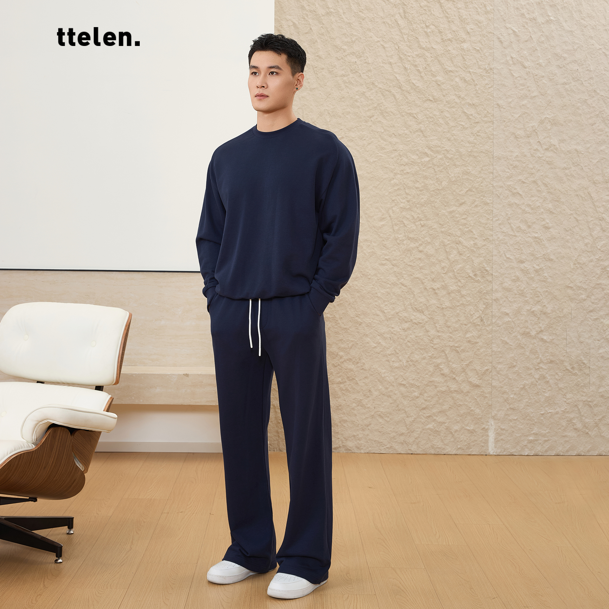 运动套装男款健身卫衣卫裤两件套