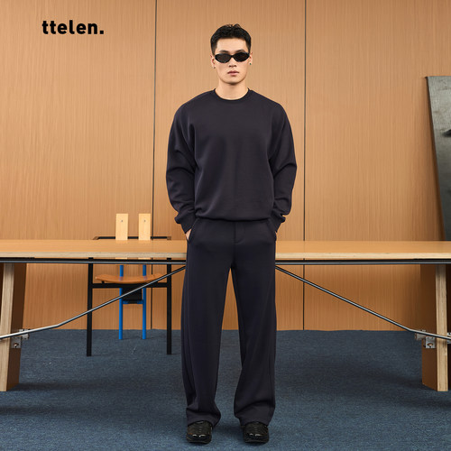 加绒运动套装男款卫衣卫裤两件套
