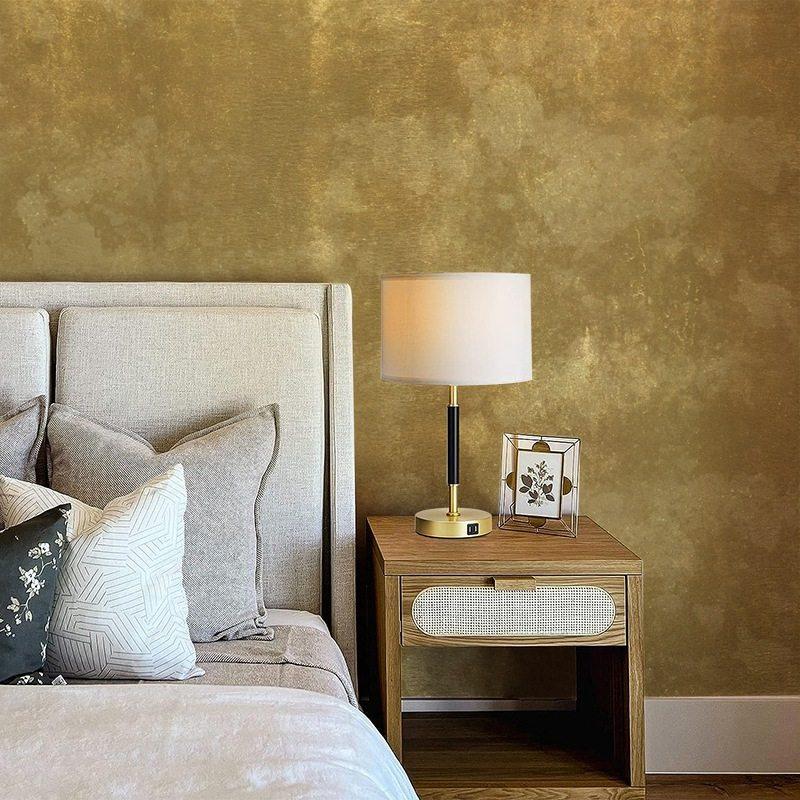 复古金色土豪金壁纸中古风客厅卧室墙布高级感老钱风仿金属漆墙纸,家装主材,定制壁画,淘宝优惠券,粉丝福利购,淘宝优惠卷