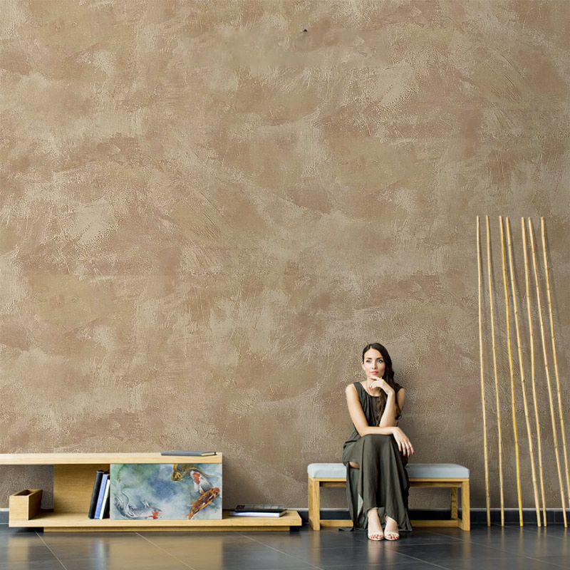 侘寂风涂鸦油墙布素色壁纸装饰电视背景墙叙利亚轻奢壁画8d