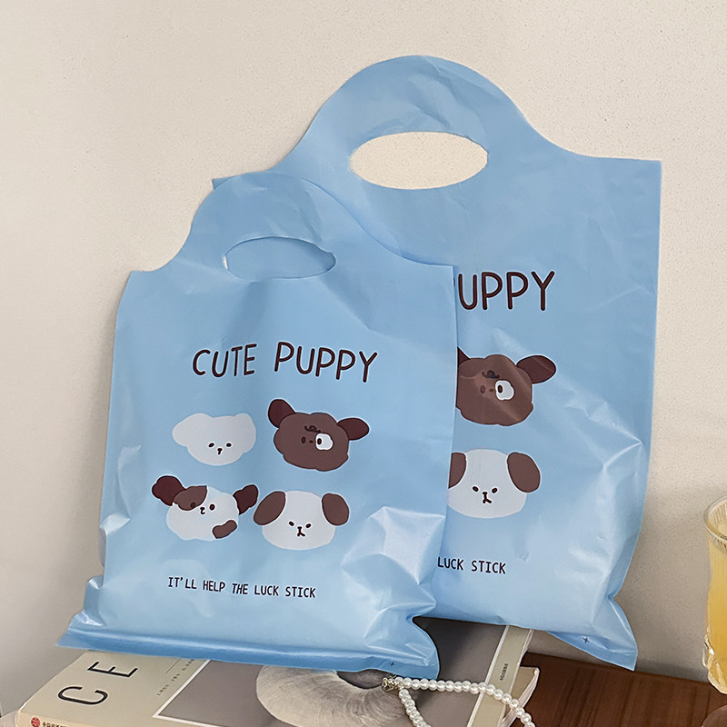 服装店手提袋子高级韩系购物袋塑料袋原创新款饰品袋小礼品袋定制