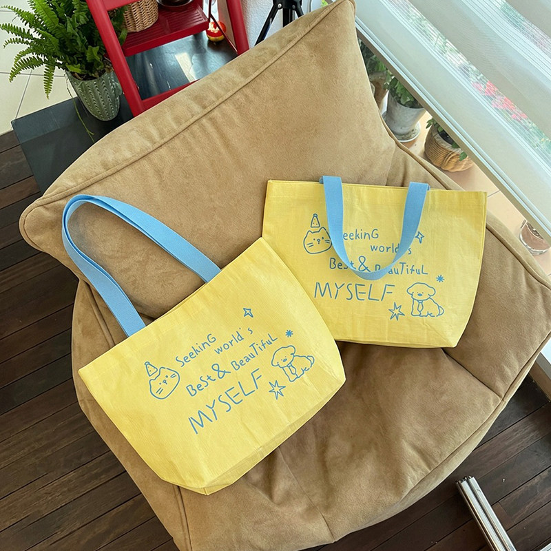 大容量手提袋子加厚编织袋服装店超大编织环保购物袋防水打包定制图片