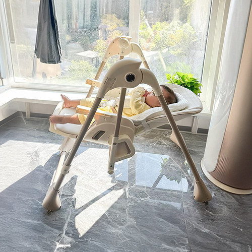 卡曼宝宝餐椅摇椅二合一婴儿餐椅