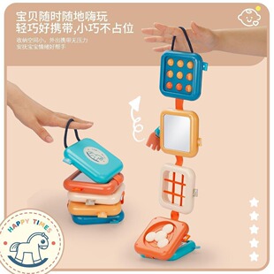 忙碌叠叠乐蒙氏早教益智启蒙感统训练婴幼儿锻炼早教多面体玩具