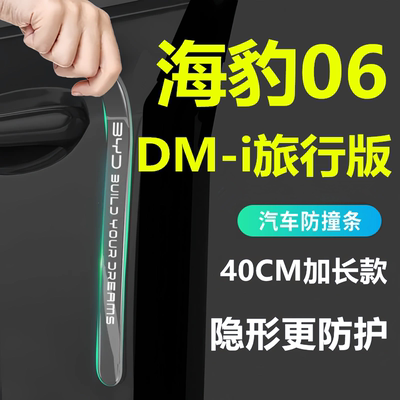 适用于2025款比亚迪海豹06DMI旅行版车门防撞条后视镜防刮配件25