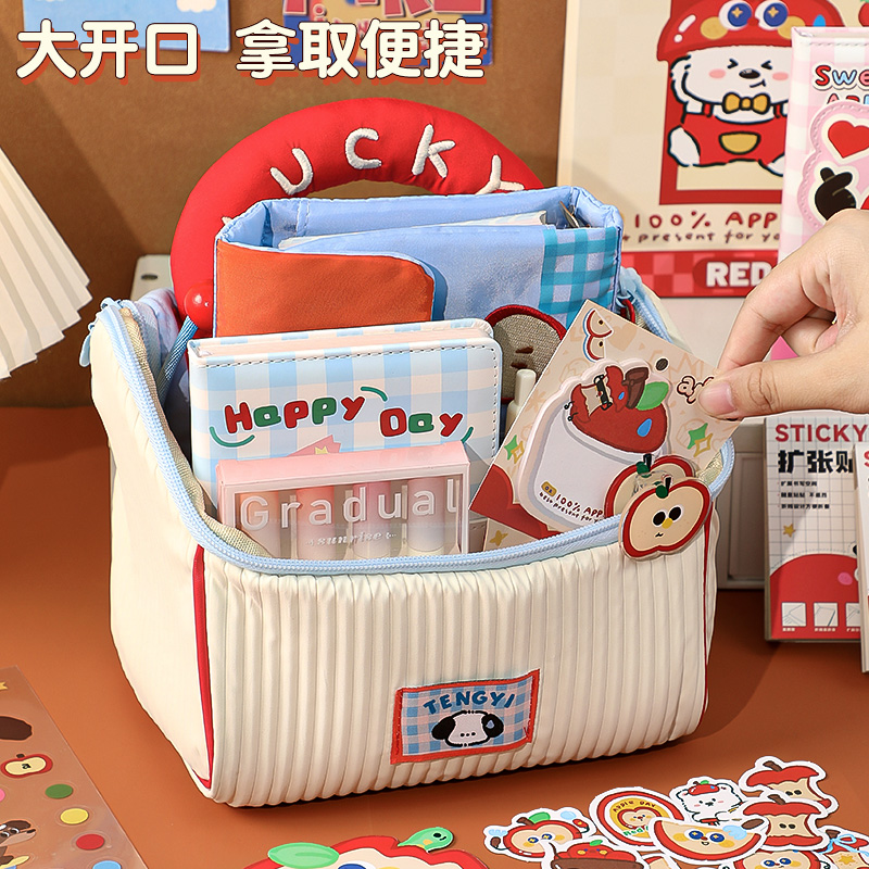 苹果手账本高颜值套装礼盒女生小众实用生日礼物笔记本文具大礼包