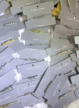 女微镶锆石日韩真金保色抽拉手链