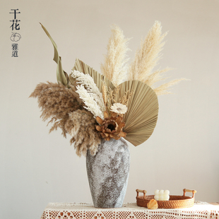 芦苇天然干花花束摆件装饰服装店秋日氛围布置客厅橱窗华裔摆设